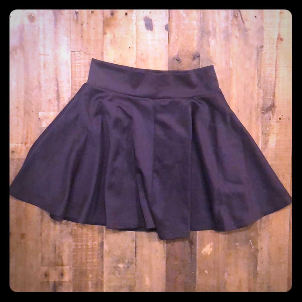Dark Grey Skater Skirt a stretchy small/medium